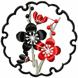 Flowers And Tree Embroidery Design 5 Flowers And Tree Embroidery Design 5